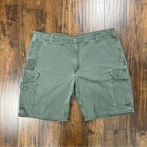 Carhartt Carpenter Shorts Men's 46 B357 MOS Green Ripstop Work Skate Relaxed Fit